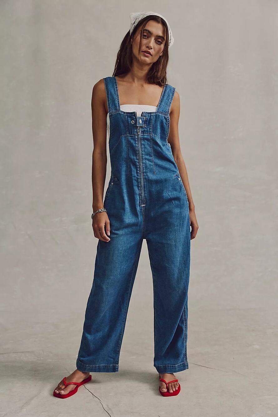 We The Free Jude One-Piece Jumpsuit Overalls Size Small Barn Utility Countryside